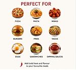 Italian Extra Hot Sauce – Gourmet Italian Chili Sauce with Extra Heat, Bold Umami Flavour for Pizza, Pasta, Wings, Burgers & Fries – 148 ml