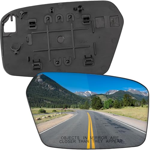 Image of Passenger Side Mirror Replacement for Ford Fusion 2006 2007 2008 2009 2010, for Mercury Milan 2006 2007 2008 2009 2010 - Right Side Mirror Glass, Rear View Mirrors Glass