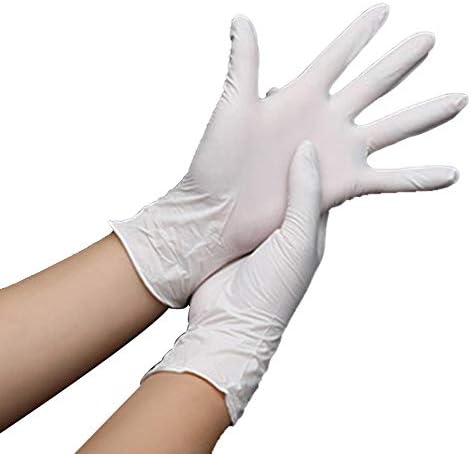 100PCS Disposable Nitrile Gloves Powder Free Non Vinyl Latex Food Grade Household Acid and Alkali Resistant Gloves