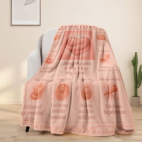 69% Off Romantic Wife Blanket - Warm Hugs Flannel Throw Gift - Image 2