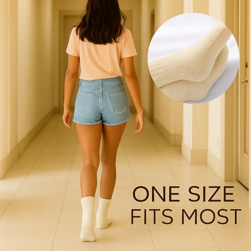 Martha Stewart Women's Slipper Socks, Calcetín Zapatilla Chenille Cozy Warm Winter, Cálida Gift3