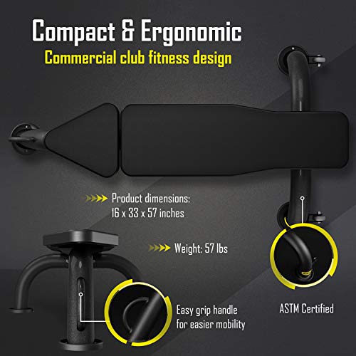 Ziva Performance Flat Weight Utility Bench For Strength Training, Abdominal Workout – 600 Lbs Capacity, 89Mm Steel Tubing, High Density Pu Foam Padding, Compact Design (Dim. 41X85X146 Cm., 19Kg) #TOP4
