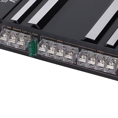 4 Channel Car Stereo Amplifier,Car Amplifier 7800W 4 Channels Class AB Aluminum Alloy Pure Bass Power Amp for DC 12V Truck Boat UTV Motorcycle