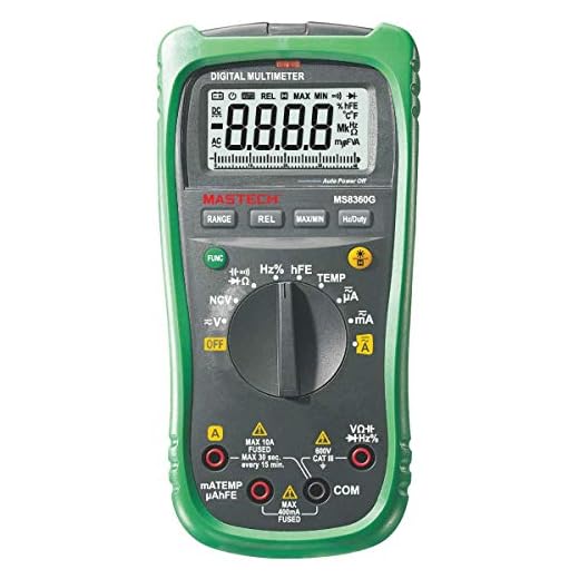 MS8360G Mastech Original Digital Multimeter 4000 Counts NCV Temperatur Auto Range