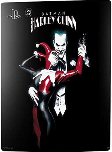 Skinit Decal Gaming skin compatible with PS5 Digital Edition Bundle - Officially Licensed DC Comics The Joker Batman: Harley Quinn Cover #1 Art by Alex Ross. Piece Also known as Tango with Evil Design