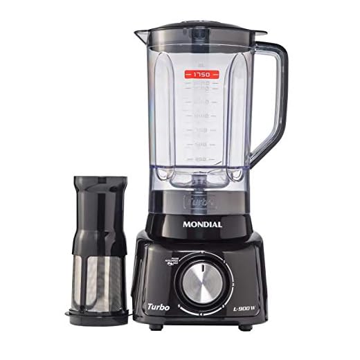 Liquidificador Turbo Full, Mondial, Preto, 900W, 110V - L-900 FB