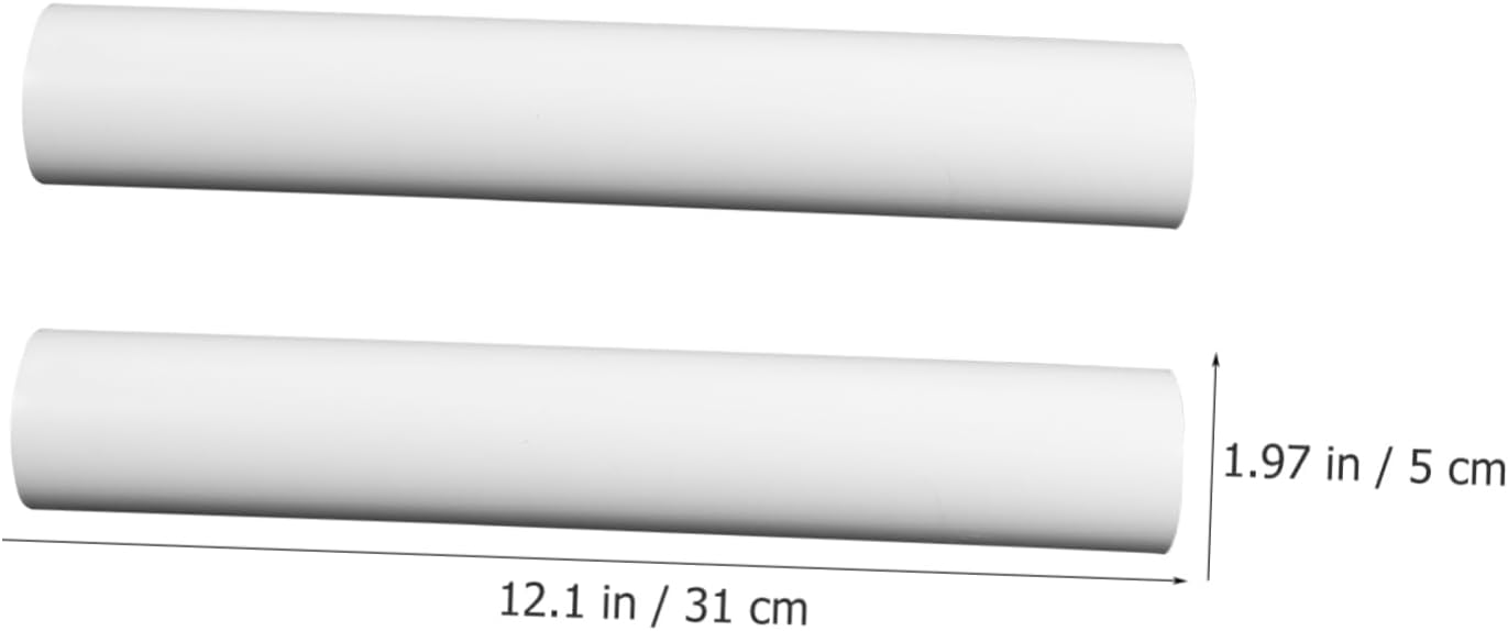 2Pcs Reusable Poster Tube Long Storage Tube for Artwork DIY Projects Tear Resistant Holder for Shipping Posters and Documents