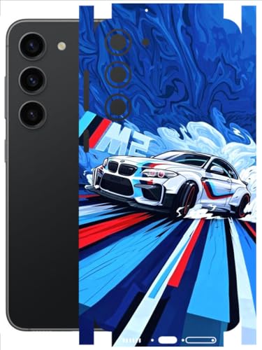 Image of AtOdds - Full Body Back Screen Guard Protector Film - Lamination Wrap Skin Sticker Compatible with Samsung Galaxy S23 (5G) | Scratchproof Matte Finish (BWM)