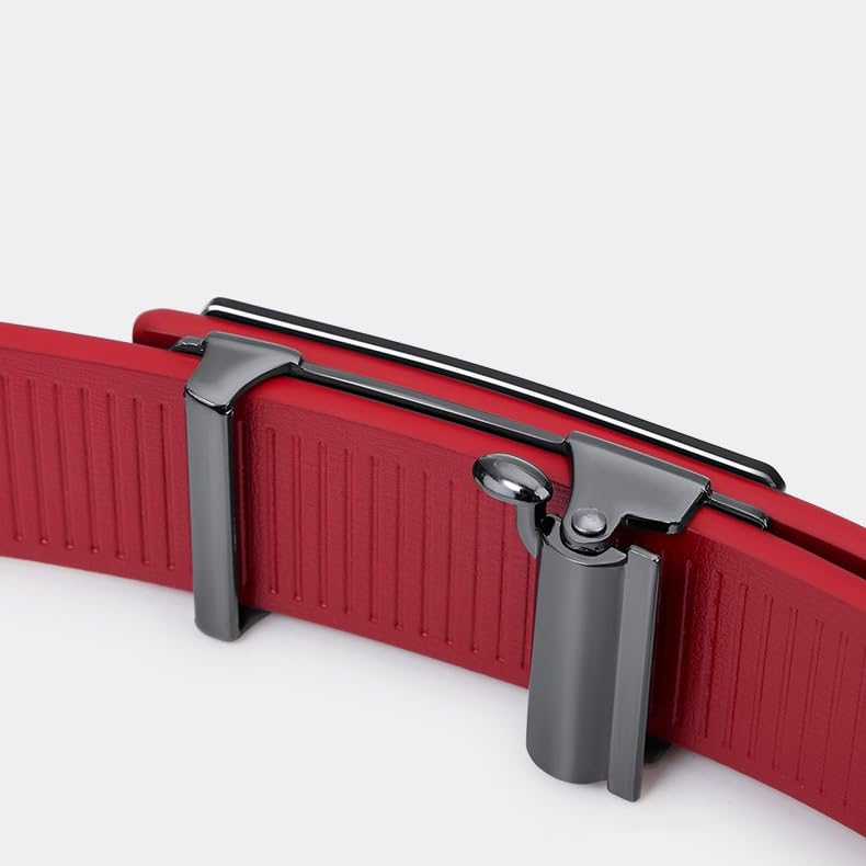 Men's Belt With Toothless Automatic Buckle Business And Leisure Belt Youth Belt3