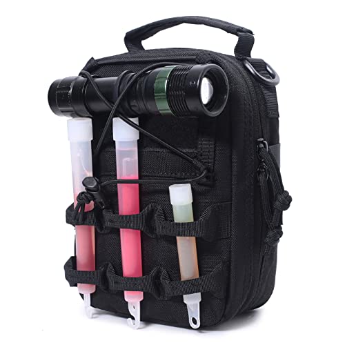 Tactical Molle Emt Pouch First Aid Ifak Pouch Utility Medical Bag (Black) #TOP2