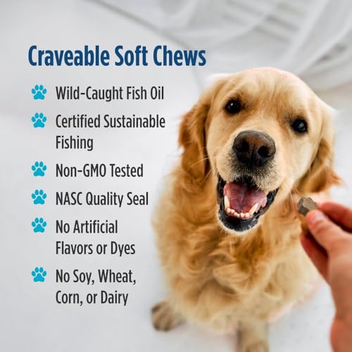 image for Nordic Naturals Pet Joint Support + Omega 3 Soft Chews for Dogs, Pork 