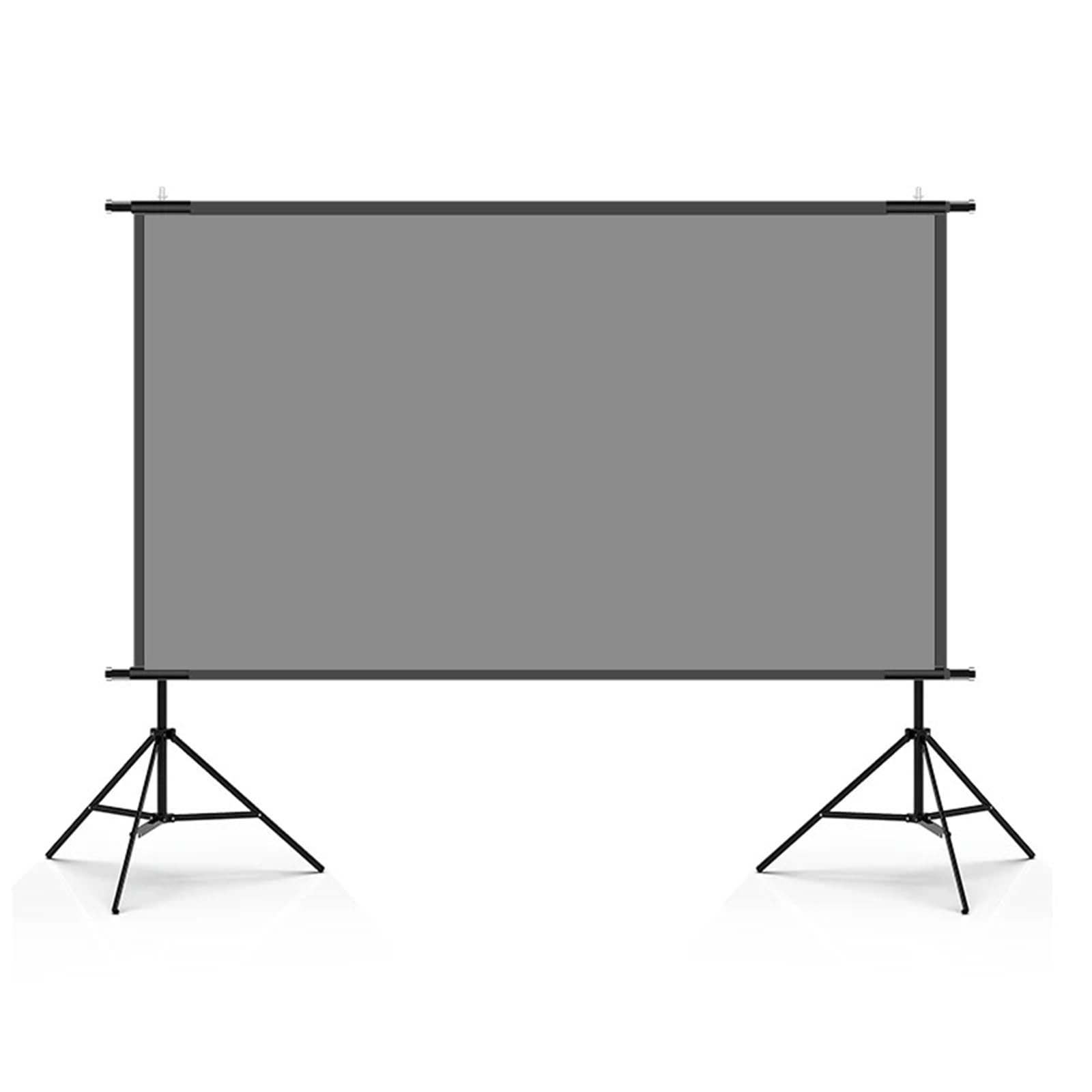 przenośny ekran Ekran projektora ze stojakiem, składanym, przenośnym podwójnym wspornikiem(120 inch)