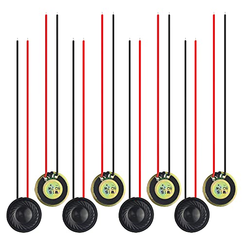 Image of WMYCONGCONG 8 PCS 2W 8 Ohm Round Internal Magnet Speaker Metal Shell Audio Speaker Stereo Woofer Loudspeaker