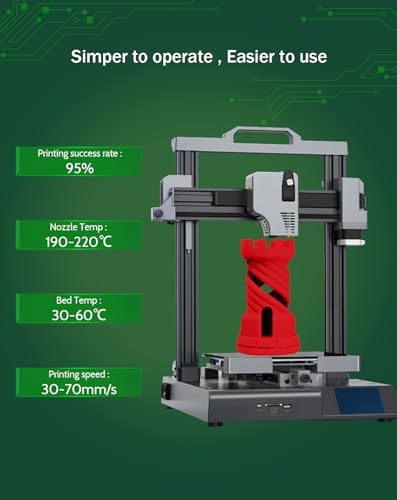 Image of DURAMIC 3D PLA Filament Basic for 3D Printer Neatly Wound Easy Printing | 3D Printing Filament 1.75mm, Dimensional Accuracy + /- 0.02 mm, Fit Most FDM 3D Printers 1KG PLA Rouge Red