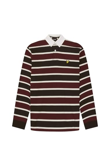 Polo Homme Relaxed rayé Lyle & Scott en maille de coton premium