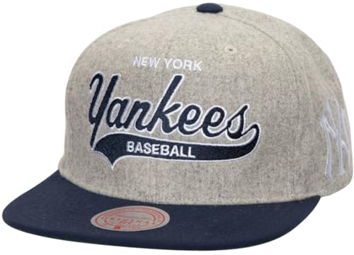 New York Yankees Gray Tailsweep 2.0 Snapback miniatura 1