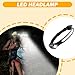 Xweptuy 2Pcs Running Headlamp, High Lumen Type-C Rechargeable Full-Angle COB Headlamp, Waterproof Head Lamp with Bright 6 Modes & Motion Sensor for Outdoor Running, Camping Hiking #·