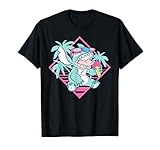 Official Disney Merchandise Disney Lilo & Stitch Ice Cream Retro 90s Beach Camiseta
