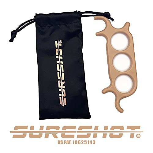 Sure Shot 3-Finger Billiard Mechanical Bridge for Billiards, Hand Held Pool Bridge, Billiards Pool Cue Accessory, The First Ever Handheld Snooker Accessory That Perfects Every Shot! Rose Gold