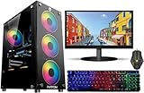 PC GAMER AMD RYZEN 5 4600G - 16GB DDR4 - SSD 480GB - RADEON VEGA 7 - MONITOR 19'' - KIT GAMER RGB
