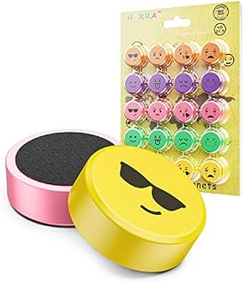 HORRAu 40 Pcs Fridge Magnet - Colorful Funny Strong Magnets for Whiteboard, 21mm×21mm×7.5mm