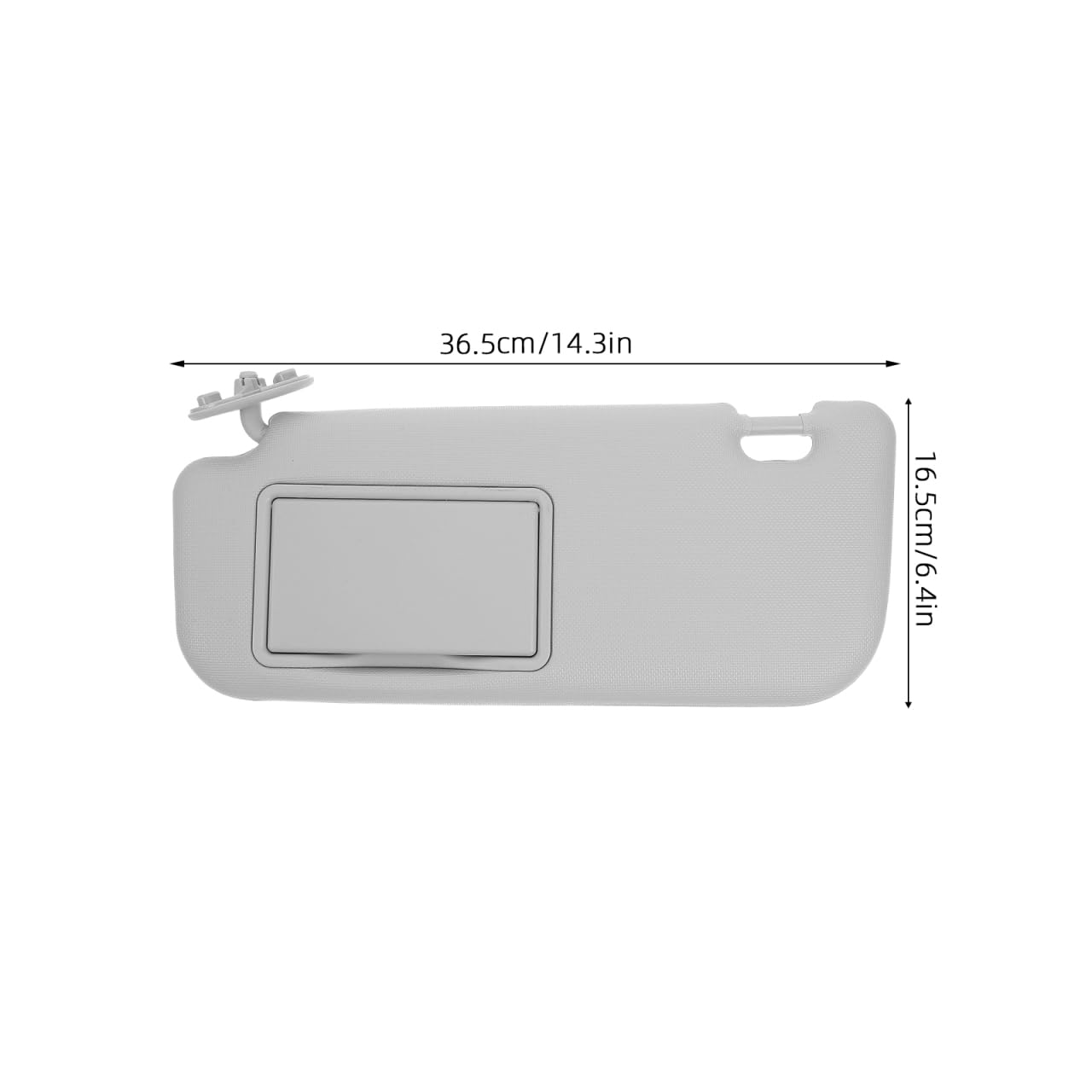 Pare-Soleil CôTé Conducteur avec Miroir IntéGré Protection Anti-ÉBlouissement Pare-Soleil IntéRieur De Voiture Compatible Modèles Levin 2014-2018 14.37X6.50X1.77In
