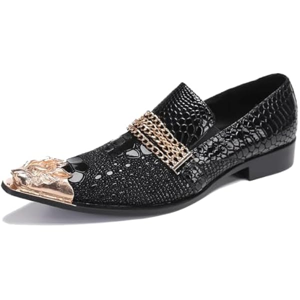 Buty, wygodne skórzane buty, formalne buty bankietowe na imprezę Casual klub nocny Rock Business Dance