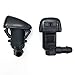 Cheriezing Front Windshield Washer Nozzles Wiper Spray Kit Single Hole Compatible with 2008-2012 Fusion, 2008-2012 Milan, 2008-2012 MKZ 2 Pcs Replace# 8E5Z17603A