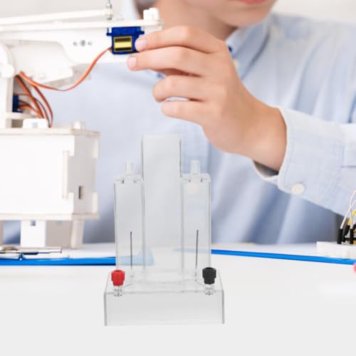 BESTonZON Water Electrolysis Experimenter Kit for Chemistry Lab Young Scientist Electrolysis Apparatus Portable Device for Hydrogen Oxygen Separation 5.31X3.5X2.13 Inches
