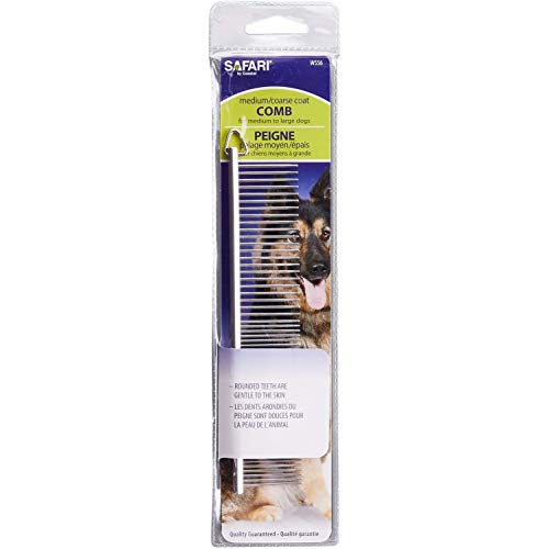 Safari Pet Products Medium Coarse Metal Dog Grooming Comb - Image 4