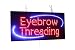 Eyebrow Threading Sign, Super Bright LED Open Sign, Store Sign, Business Sign, Windows Sign, LED Neon Sign