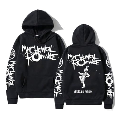 Image of LVYUDS My Chemical Romance Hoodies Unisex Pullover Hooded Sweaters Black
