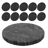 Mikinona 40 Stück Flache Wasser-springsteine Natürliche Runde Flusssteine für Pool Teich und Strand Vielseitige Outdoor-spielsteine für Wasserwettbewerbe und Familienspaß Am Flussufer