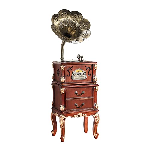 Bronze Vintage Classique Rétro Antique Phonographe Gramophone Platine Vinyle Tourne-Disque Haut-parleurs Stéréo Décoration De La Maison Système De Contrôle - Les Beatles, Paul McCartney, John Lennon, RIngo Starr, George Harrison Bronze Vintage Classique Rétro Antique Phonographe Gramophone Platine Vinyle Tourne-Disque Haut-parleurs Stéréo Décoration De La Maison Système De Contrôle