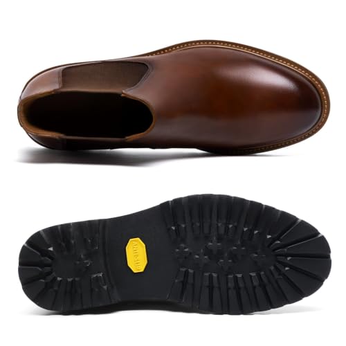 Image of CHAMARIPA Men's Invisible Height Increasing Boots - 3.15 inch Taller
