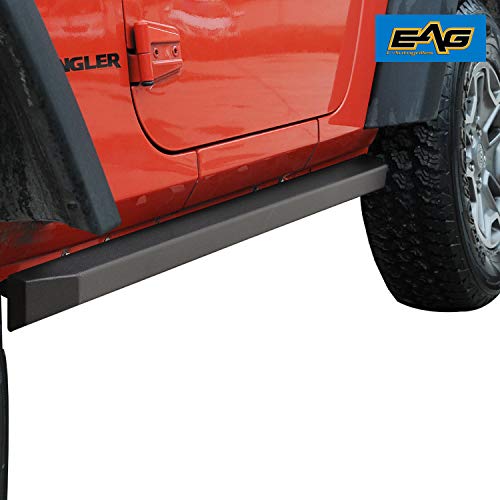 Eag Off-road Heavy Duty Rock Sliders Fit For 07-18 Wrangler Jk 2 Door - 15 In...