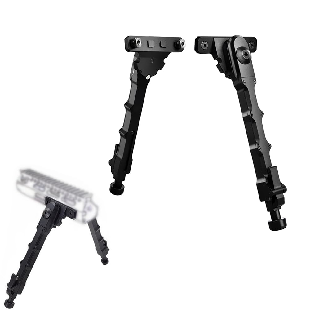 Aluminium Bipod for Hunting, Side Bipod for M-Lok Compatible Handguard System Adjustable Extension Bipod