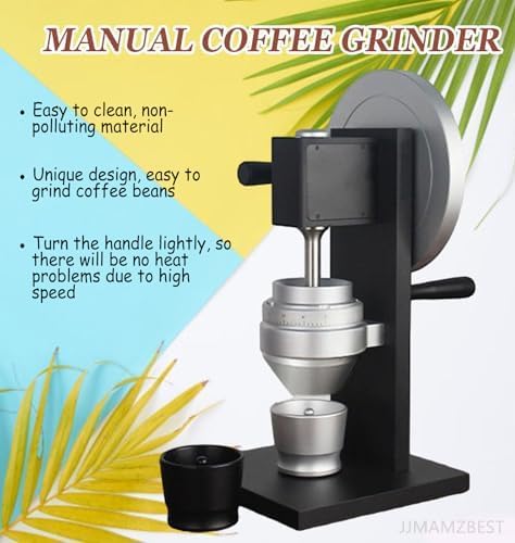 Conical Burr Coffee Mill, with Numerical External Adjustable Setting, Conical Burr Coffee Grinder with Grind Settings