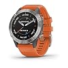 Garmin Fenix 6 Sapphire Regular Smartwatch Silicone Oranje 47 mm 010-02158-14,