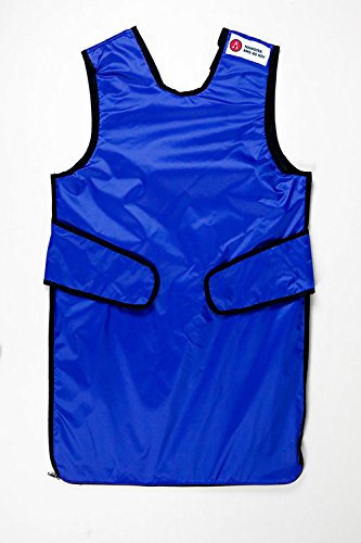 Unisex Front Protection Lead Free Apron (S 80KvP, Blue)