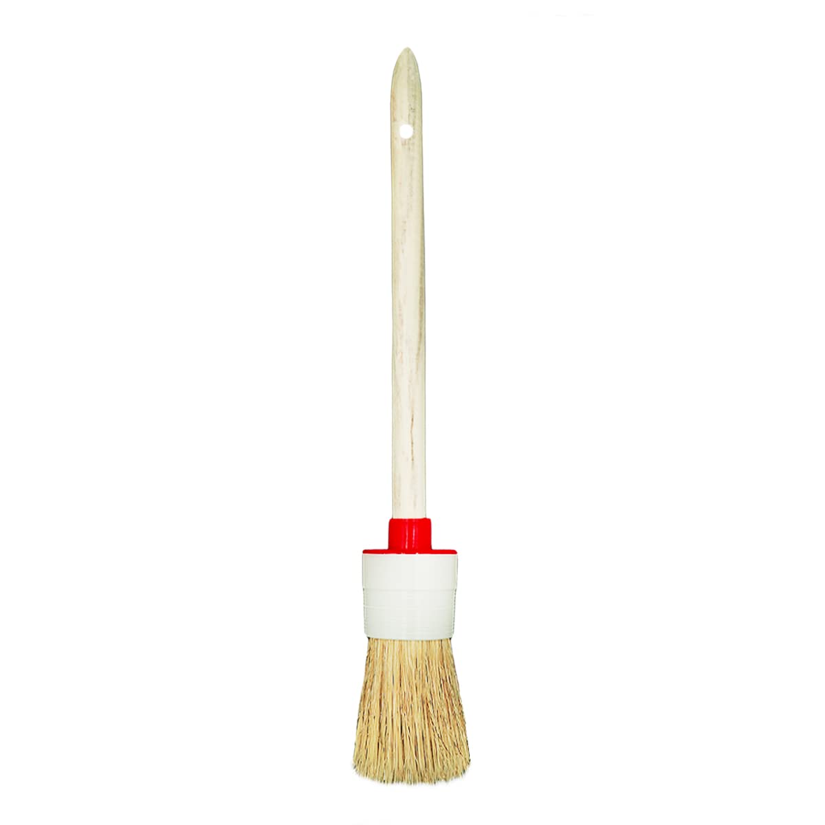 M7 Set of 6 Brushes, 3 Flat, 3 Round, 0 "1.5 ", 2 "4" 6 "Series 04 for Painting Work with Paints and Varnishes Even Coverage - Image 4