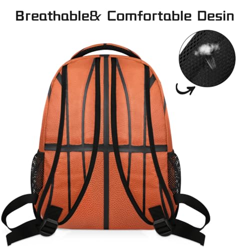 Mochila para laptop de 15.6 pulgadas y baloncesto para estudiantes 4