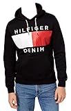 tommy hilfiger kapuzenpullover mit tunnelzug und logo Tommy Hilfiger Herren Pulli, Pullover, Sweater, Baumwolle, Cotton