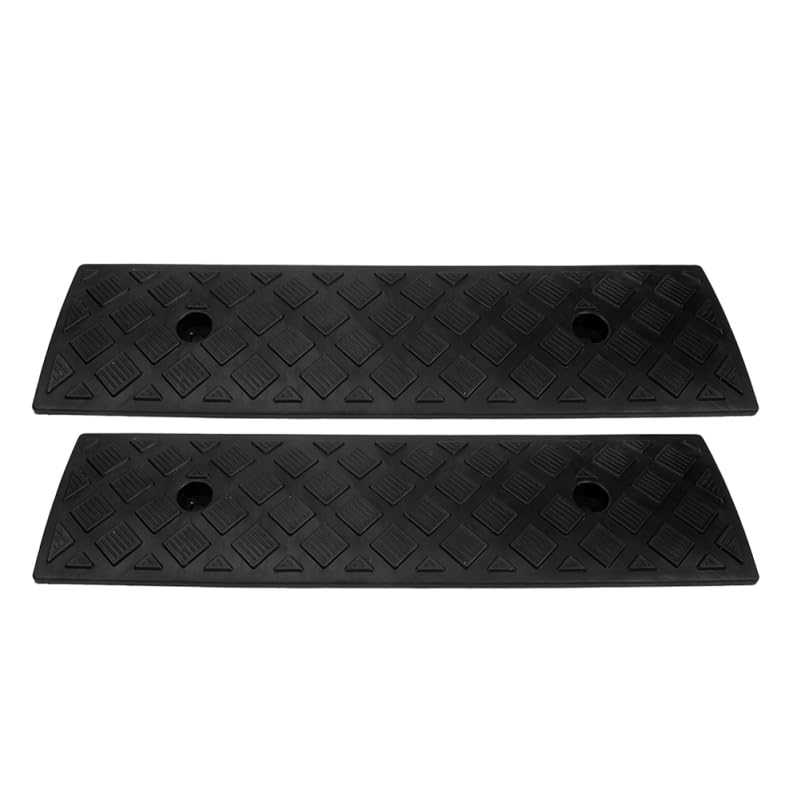 Rampes de trottoir robustes lot de 2 pour voiture et garage