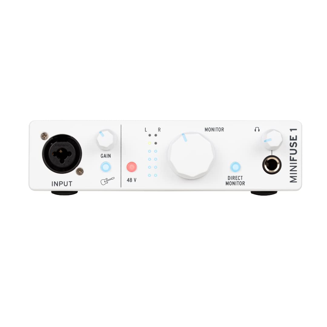 Arturia MiniFuse 1, 1in / 2out USBC Audio Interface, with 1 Mic/Line