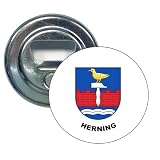 OUVRE ROND DECAPSULEUR. ARMONIAL HERNING SHIELD - DES MUNICIPALITÉS DU DANEMARK - DANEMARK