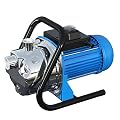 FOTING 1 HP Portable Shallow Well Pump, Garden Pump Stainless Steel 876GPH, Jet Pump 125ft, Water Pressure Booster Pump for Home Water Transfer Lawn Sprinkler Garden Irrigation
