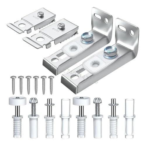Kit de reparación de herrajes para puerta bifold 4 juegos para puerta plegable de clóset, pieza para puerta corrediza miniatura 1