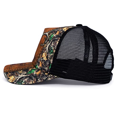 Clevefit Deer Hunting Baseball Cap Adjustable, Steel Buckle, Dad Hat One Size Fit All, Unique Design Outdoor Hat Unisex (Tndt140602Mh) #TOP2