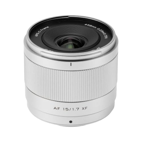 Image of VILTROX 15mm F1.7 Air XF APS-C Prime Lens for Fujifilm X Mount, Silver